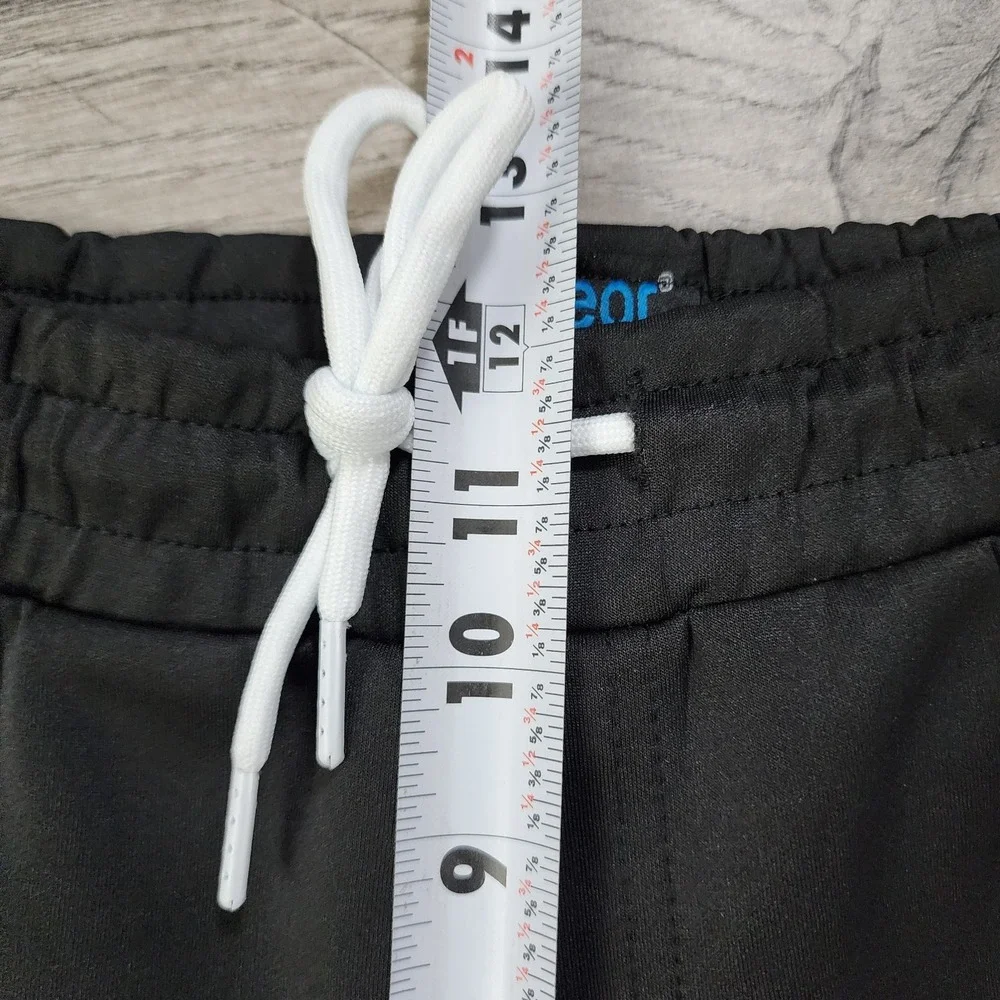 Blue Gear Athletic Sweat Shorts Men M Black White Charcoal Drawstring Cotton NWT